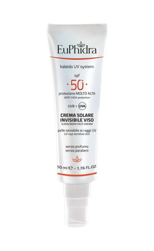 EUPHIDRA KALEIDO UV SYSTEM CREMA SOLARE VISO 50+ INVISIBLE - Dolomiti e Natura