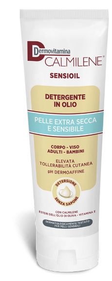 DERMOVITAMINA CALMILENE SENSIOIL DETERGENTE IN OLIO SENZA SAPONE PER PELLE EXTRA SECCA E SENSIBILE 250 ML - Dolomiti e Natura