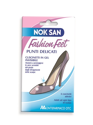 NokSan Fashion Feet Cuscinetti Per Punti Delicati 6 Cuscinetti Adesivi - Dolomiti e Natura
