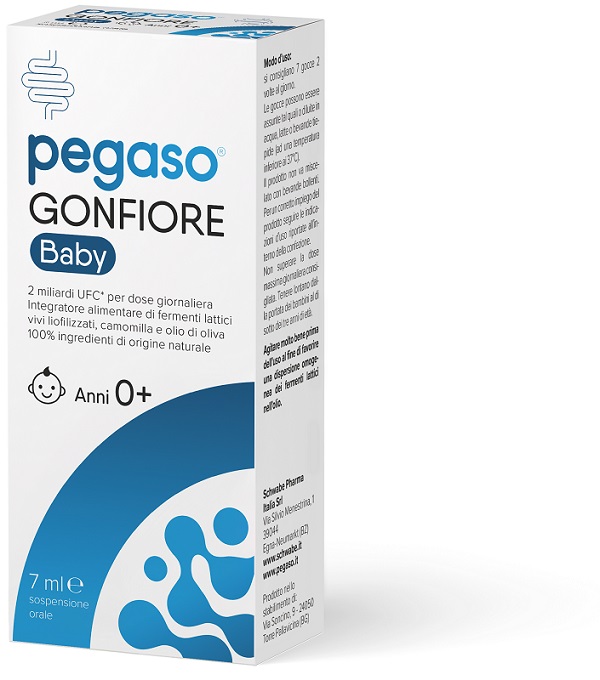 PEGASO GONFIORE BABY 1 FLACONCINO 7 ML SENZA ZUCCHERO SENZA GLUTINE NATURALMENTE PRIVO DI LATTOSIO - Dolomiti e Natura