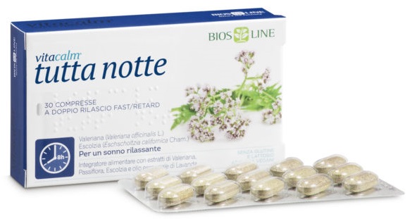 VITACALM TUTTA NOTTE FAST/RETARD 30 COMPRESSE - Dolomiti e Natura