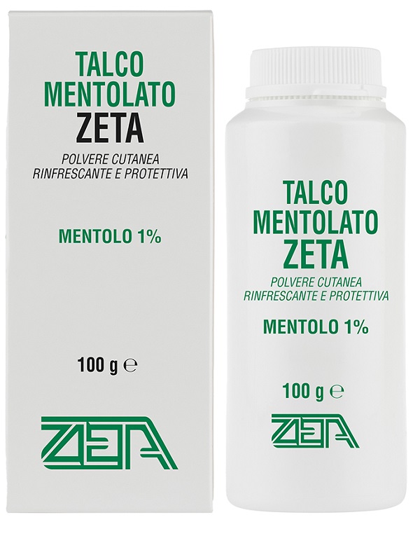 TALCO MENTOLATO ZETA 100 G - Dolomiti e Natura