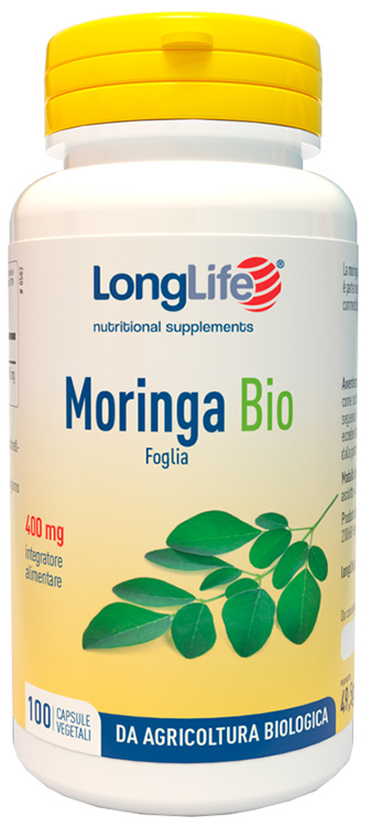 LONGLIFE MORINGA BIO 100 CAPSULE VEGETALI - Dolomiti e Natura