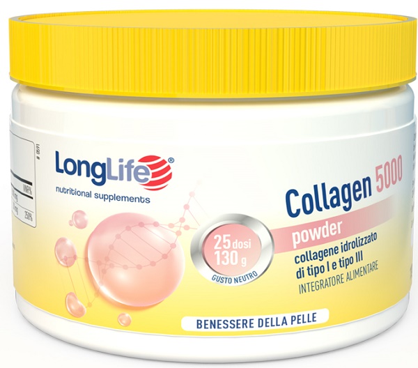 LONGLIFE COLLAGEN 5000 POWDER 130 G - Dolomiti e Natura