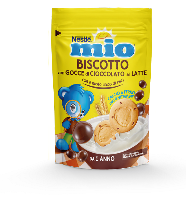 MIO BISCOTTO GOCCE CIOCCOLATO AL LATTE 150 G - Dolomiti e Natura