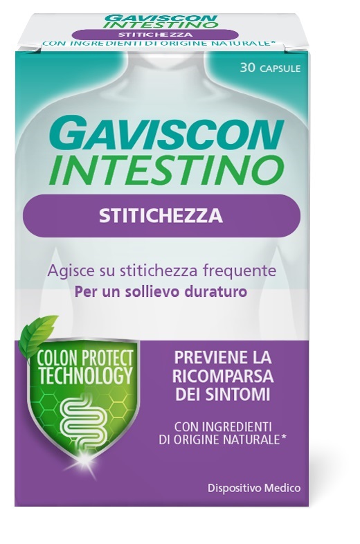 GAVISCON INTESTINO STITICHEZZA 30 CAPSULE - Dolomiti e Natura