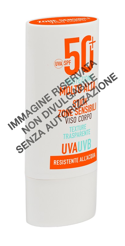 LABORATORIO DELLA FARMACIA SOL STICK SPF 50+ PROTEZIONE MOLTO ALTA ZONE SENSIBILI VISO E CORPO TEXTURE TRASPARENTE RESISTENTE ALL'ACQUA 7,5 ML SENZA PROFUMO - Dolomiti e Natura