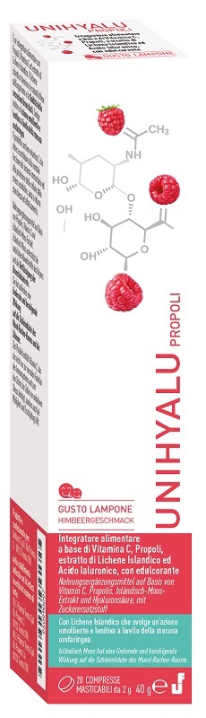 UNIHYALU PROPOLI 20 COMPRESSE MASTICABILI - Dolomiti e Natura