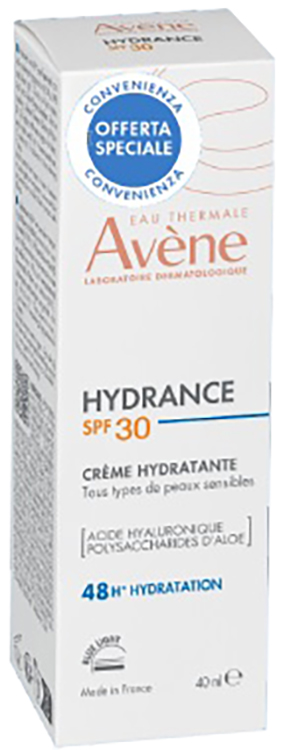 AVENE HYDRANCE CREMA SPF30 40 ML PREZZO SPECIALE 2026 - Dolomiti e Natura