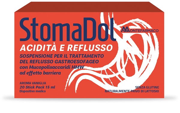 STOMADOL ACIDITA' REFLUSSO 20 STICK PACK DA 15 ML - Dolomiti e Natura