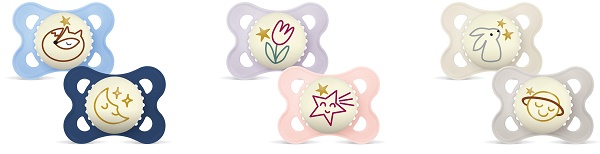 MAM SUCCHIETTO ORIGINAL NIGHT 2-6 MESI SILICONE 2 PEZZI - Dolomiti e Natura