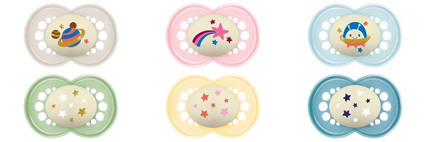MAM SUCCHIETTO ORIGINAL NIGHT 6+ MESI SILICONE 2 PEZZI - Dolomiti e Natura