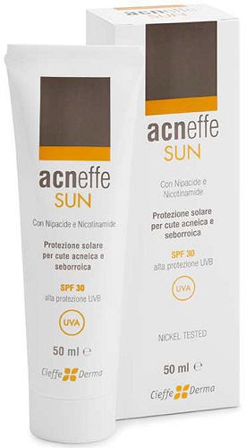 ACNEFFE SUN SPF 30 ALTA PROTEZIONE UVB PER CUTE ACNEICA E SEBORROICA 50 ML - Dolomiti e Natura
