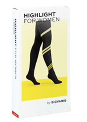 SIGVARIS HIGHLIGHT WOMEN COLLANT LUNGO PUNTA CHIUSA BLACK S - Dolomiti e Natura