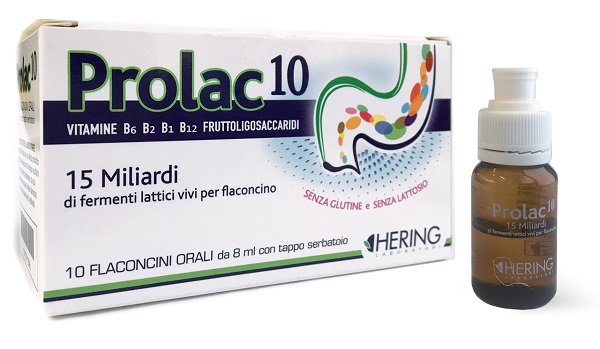 PROLAC10 FERMENTI LATTICI 15 MILIARDI 10 FLACONCINI 8 ML - Dolomiti e Natura