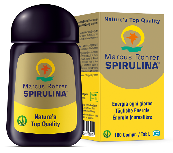 Marcus Rohrer Spirulina Barattolo 180 Compresse - Dolomiti e Natura