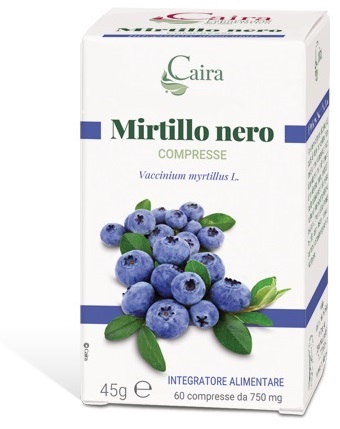 CAIRA MIRTILLO NERO 60 COMPRESSE - Dolomiti e Natura