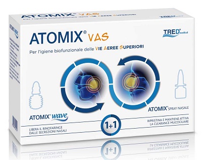 ATOMIX VAS KIT PER IGIENE FUNZIONALE DELLE VIE AEREE SUPERIORI ATOMIC WAVE + SPRAY - Dolomiti e Natura