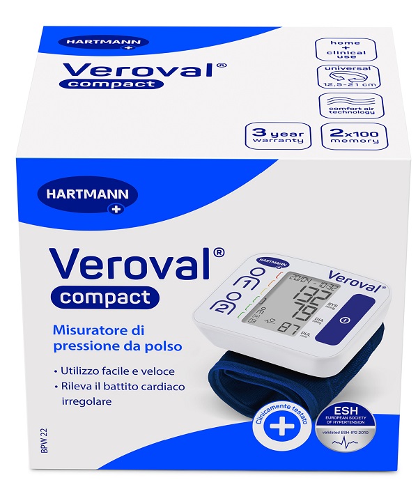 VEROVAL COMPACT MISURATORE DI PRESSIONE DA POLSO 12,5-21CM - Dolomiti e Natura