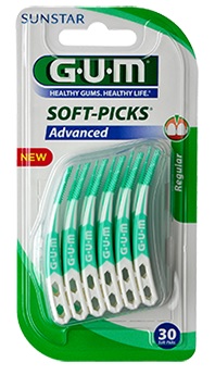GUM SOFTPICKS ADVANCE SCOVOLINO SMALL GOMMA 30 PEZZI - Dolomiti e Natura