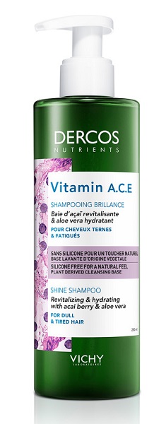 Vichy Dercos Nutrients Shampoo Vitamin Capelli Voluminosi 250 ml - Dolomiti e Natura