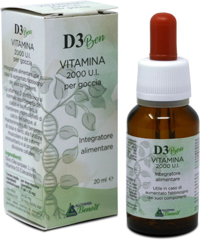 D3 BEN VITAMINA 20 ML - Dolomiti e Natura