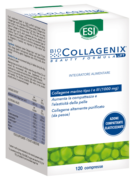 ESI BIOCOLLAGENIX 120 COMPRESSE - Dolomiti e Natura