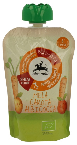 PUREA MELA/CAROTA/ALBICOCCA DOYPACK BABY FOOD 100 G - Dolomiti e Natura
