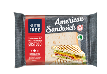 NUTRIFREE AMERICAN SANDWICH 4 PEZZI DA 60 G - Dolomiti e Natura