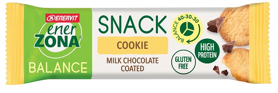 ENERZONA SNACK COOKIE MILK CIOCHOLATE 33 G - Dolomiti e Natura