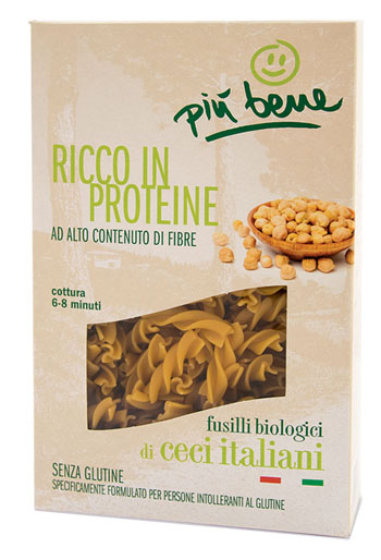PIU' BENE FUSILLI CECI ITALIANI 250 G - Dolomiti e Natura