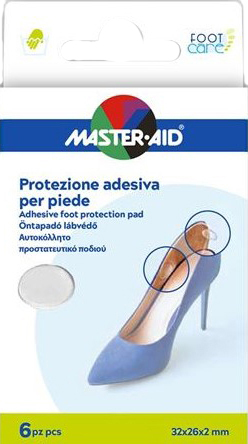 PROTEZIONE ADESIVA MASTER-AID FOOTCARE TRASPARENTE MIX 6 PEZZI A5 - Dolomiti e Natura
