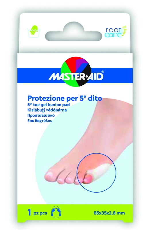 PROTEZIONE IN GEL MASTER-AID FOOTCARE 5 DITO 1 PEZZO C15 - Dolomiti e Natura