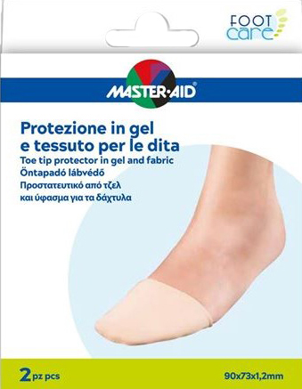 PROTEZIONE IN GEL E TESSUTO MASTER-AID FOOTCARE PUNTA DEI PIEDI 2 PEZZI C16 - Dolomiti e Natura