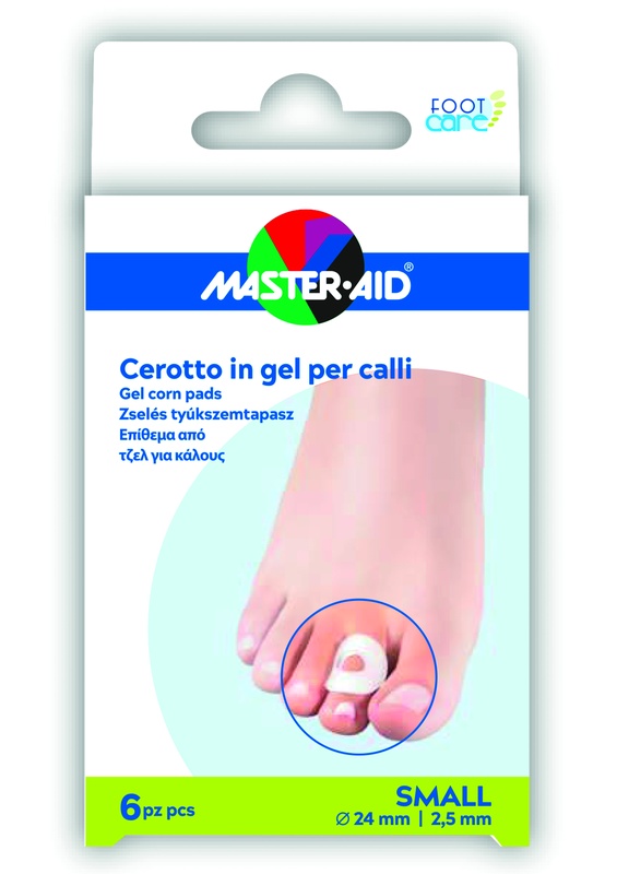 CEROTTO PROTEZIONE CALLI MASTER-AID FOOTCARE IN GEL SMALL 6 PEZZI B10 - Dolomiti e Natura