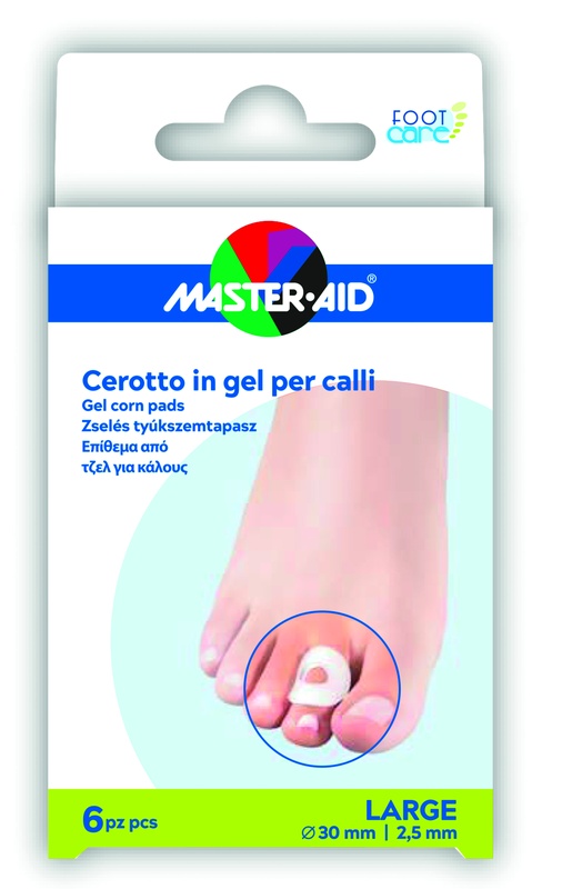 CEROTTO PROTEZIONE CALLI MASTER-AID FOOTCARE IN GEL LARGE 6 PEZZI B11 - Dolomiti e Natura