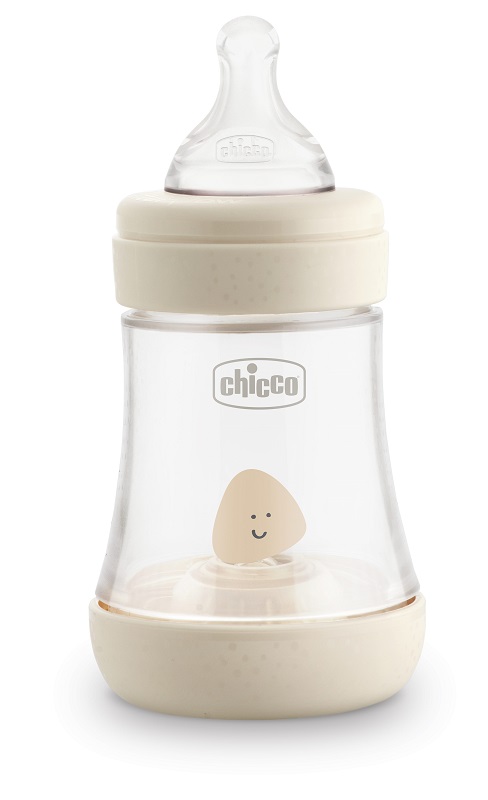 CHICCO BIBERON PERFECT 5 UNISEX 150 ML IN SILICONE 1 FORO - Dolomiti e Natura