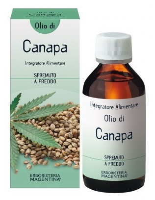 Erboristeria Magentina Olio Di Canapa Spremuto A Freddo 100 ml - Dolomiti e Natura