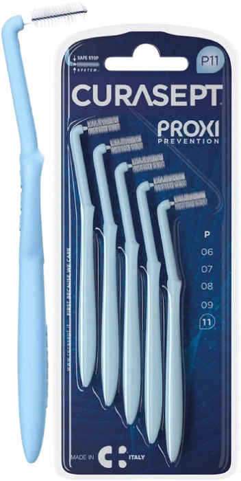 CURASEPT PROXI ANGLE P11 AZZURRO/LIGHT BLUE 5 PEZZI - Dolomiti e Natura