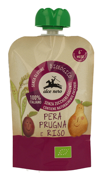 PUREA PERA/PRUGNA/RISO BABY FOOD 100 G - Dolomiti e Natura
