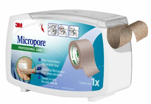 CEROTTO IN CARTA MICROPORE SURGICAL TAPE TAN M5X25MM DISPENSER - Dolomiti e Natura