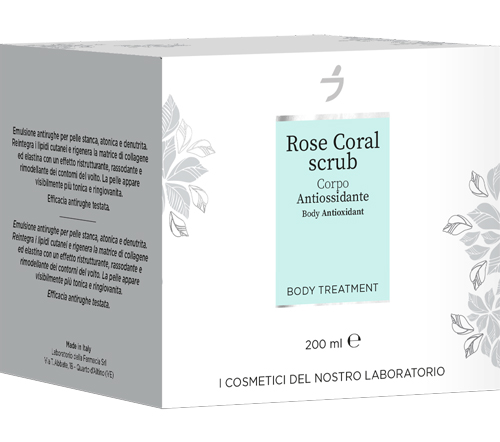 LDF Sensorial Body Treatment Rose Coral Scrub 200 ml - Dolomiti e Natura