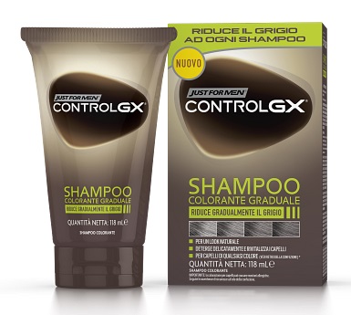 JUST FOR MEN CONTROL GX SHAMPOO COLORANTE GRADUALE 150 ML - Dolomiti e Natura