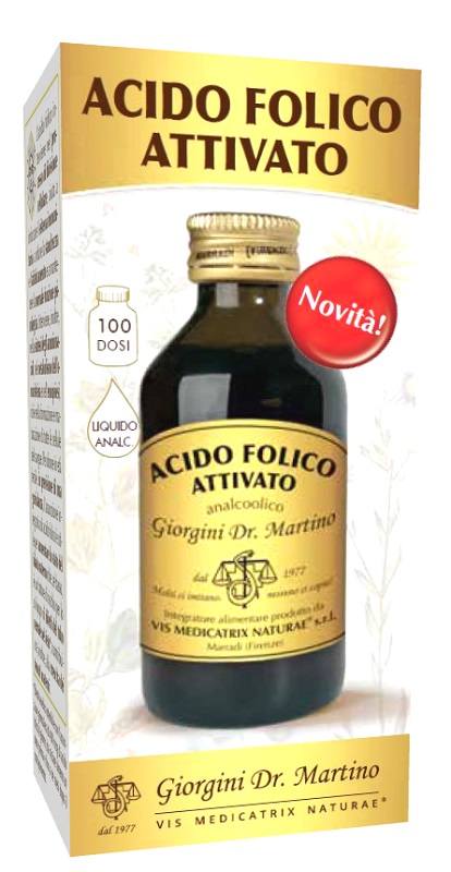 ACIDO FOLICO ATTIVATO LIQUIDO ANALCOLICO 100 ML - Dolomiti e Natura