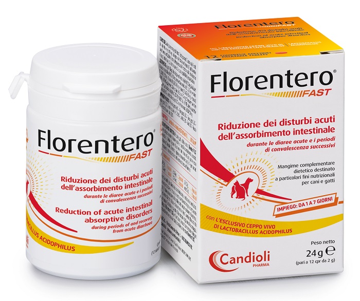 FLORENTERO FAST BARATTOLO DA 12 COMPRESSE APPETIBILI DA 2 G - Dolomiti e Natura