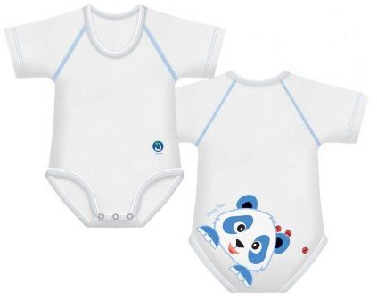 BODY 0-36M BIO COTTON WARM HAPPY BEARS PANDA - Dolomiti e Natura