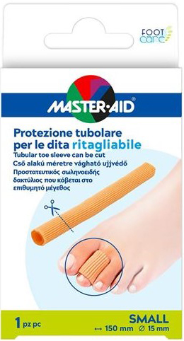 PROTEZIONE TUBOLARE MASTER-AID FOOTCARE RITAGLIABILE 15 CM 15 MM SMALL C6 - Dolomiti e Natura