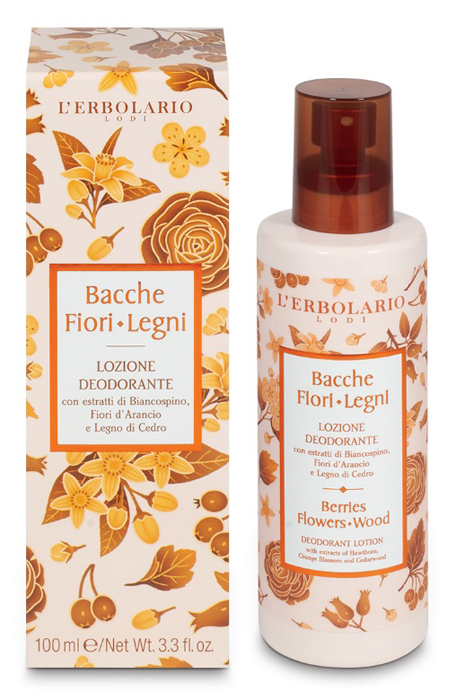 BACCHE FIORI LEGNI LOZIONE DEODORANTE 100 ML - Dolomiti e Natura