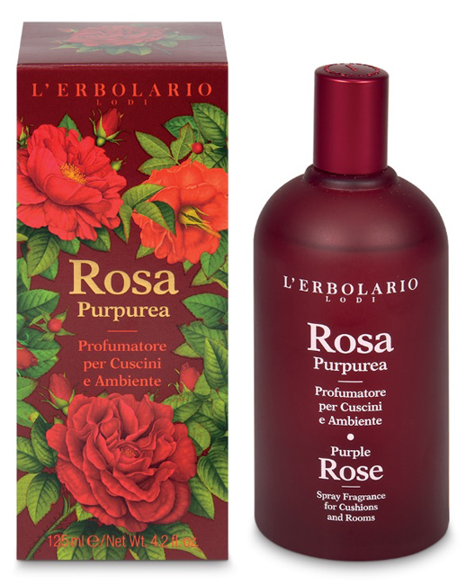 ROSA PURPUREA PROFUMATORE PER CUSCINI & AMBIENTE 125 ML - Dolomiti e Natura