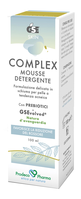 GSE SKIN COMPLEX MOUSSE DETERGENTE PELLE A TENDENZA ACNEICA 100 ML - Dolomiti e Natura